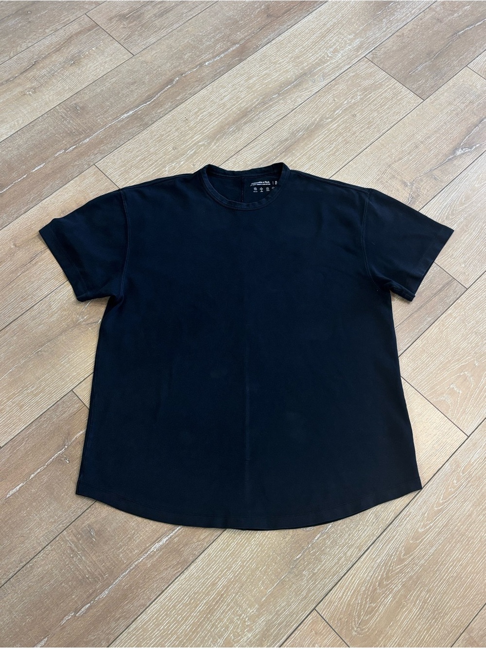 Abercrombie & Fitch A&F Don’t Sweat It Black Performance Stretch T-Shirt XL